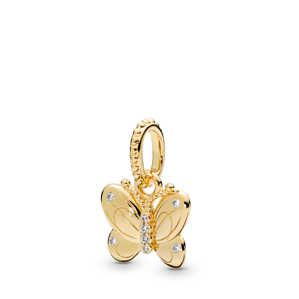 パンドラ butterfly ダングルチャーム 367962cz